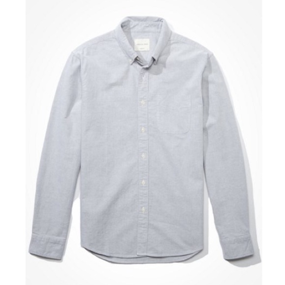 American Eagle Oxford Button-Up Shirt